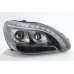 Mercedes S Class W220 Black Projector Headlamp w Bar ( W222 Style )